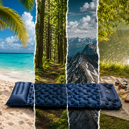 Kampin Nomad™ — Le matelas gonflable qui te suit partout, gonflé en 60 secondes