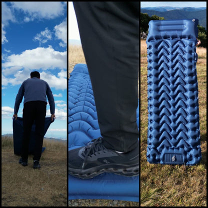 Kampin Nomad™ — Le matelas gonflable qui te suit partout, gonflé en 60 secondes
