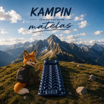 Kampin Nomad™ — Le matelas gonflable qui te suit partout