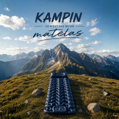 Kampin Nomad™ — Le matelas gonflable qui te suit partout, gonflé en 60 secondes