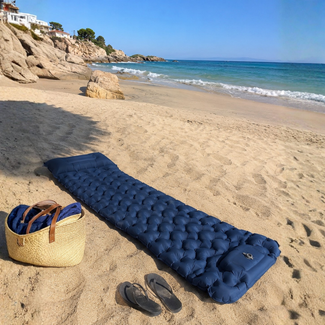Kampin Nomad™ — Le matelas gonflable qui te suit partout, gonflé en 60 secondes
