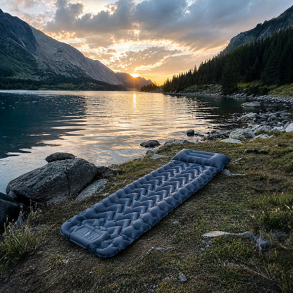 Kampin Nomad™ — Le matelas gonflable qui te suit partout, gonflé en 60 secondes